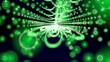 Ilustración: green matrix halo background - hdtv format green matrix halo background - hdtv format