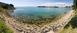 Panorama plage île au moine Bretagne