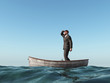 lost man in a boat lost man in a boat