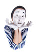 Street mime.