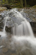 Beautiful flowing waterfall in the forest
