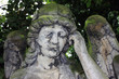 Dingy  Angel on the old Prague Cemetery