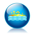 Isle glossy icon