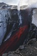 Molten lava and smoke of Eyjafjallajokull, Fimmvorduhals, Iceland