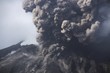 Cloud of volcanic ash from Sakurajima, Kagoshima, Japan