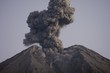 Cloud of volcanic ash from Semeru, Java, Indonesia