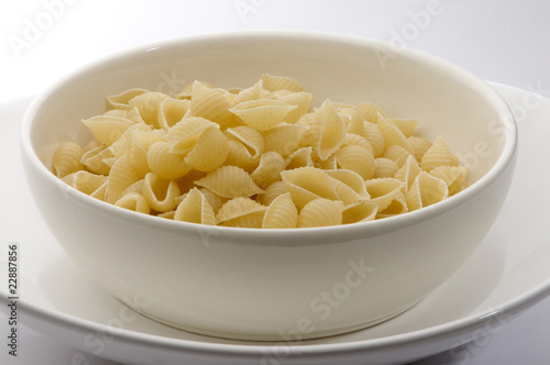 Foto: Tasa con pasta fondo vacio Tasa con pasta fondo vacio