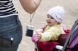 child and a camera