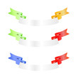 flag colors scroll banners blank templates