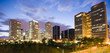 Foto: Office buildings in downtown Beijing at night Office buildings in downtown Beijing at night