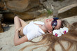 Cute girl in summer style Cute girl in summer style