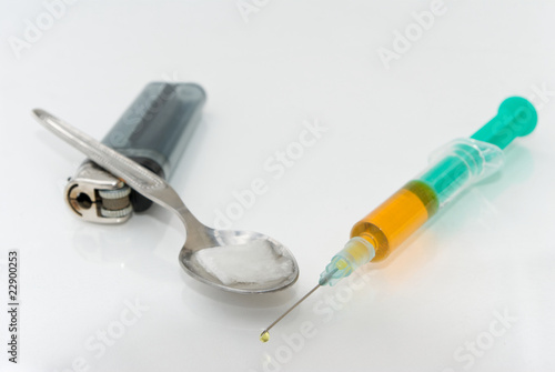 Foto: Heroin Besteck Heroin Besteck