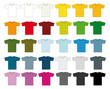 Patrón camiseta básica colores chico