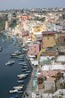clustered and piled colorful houses
