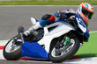 Photo: moto suzzuchi in pista moto suzzuchi in pista