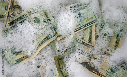 Photo: Washing money Washing money
