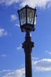 street lantern against the sky