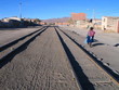 le long de la voie férrée vers uyuni en bolivie