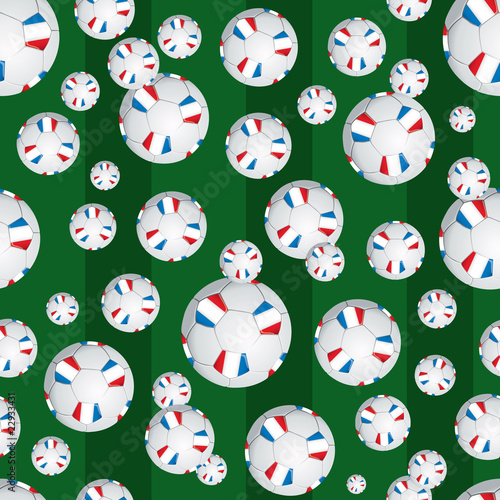 soccer ball pattern. Zoom Not Available: Vector images scale to any size. France soccer ball pattern