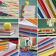 Back to school collage