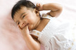 Portrait of Unhappy Indian Baby