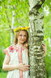 girl in traditional clothes