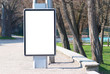 Blank billboard