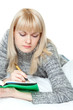 woman writing