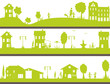life in a city green with child and adult life in a city green with child and adult
