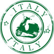 Grunge rubber stamp with the scooter, Italy Grunge rubber stamp with the scooter, Italy