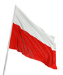 3D Polish flag