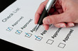 Approved on checklist