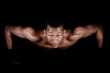 Doing pushups