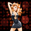 red-haired dancing girl