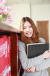 young asian girl in library young asian girl in library