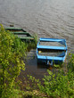 Two old fishing boat