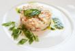 Seabass tartare with parsley and pesto Seabass tartare with parsley and pesto