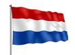 Illustration: Holland-Flagge Holland-Flagge