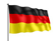 Illustration: Deutschland-Flagge Deutschland-Flagge
