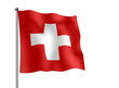 Illustration: Schweiz-Flagge Schweiz-Flagge