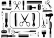 collection beauty hair salon or barber accessories collection beauty hair salon or barber accessories
