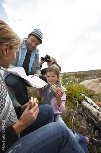 Photo: Family hanging out outdoors Family hanging out outdoors