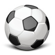 Soccer ball over white Soccer ball over white
