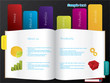 Labeled book web template Labeled book web template