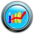 button color diagram with red arrows eps10