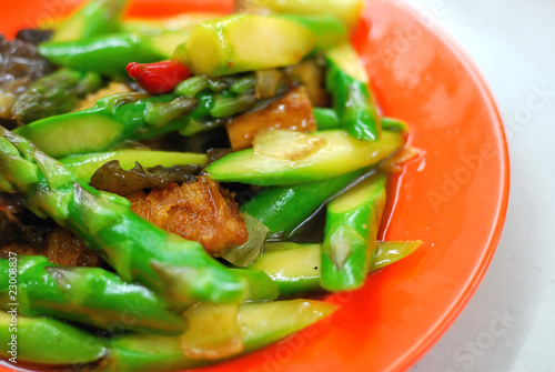 Foto: Asian stir fried asparagus Asian stir fried asparagus