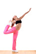 woman modern sport ballet dancer in ballroom woman modern sport ballet dancer in ballroom