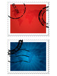 World map stamps World map stamps