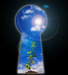Keyhole - the door
