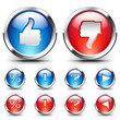 Vector colorful buttons for web design. Realistic buttons Vector colorful buttons for web design. Realistic buttons